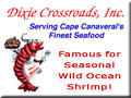 Dixie Crossroads seafood restaurant in Titusville Florida